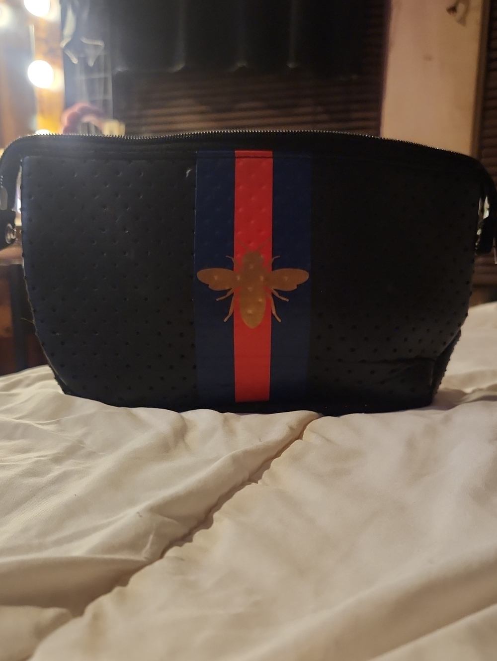 Parker& Hyde Queen Bee Collection Tolietry/Makeup Bag